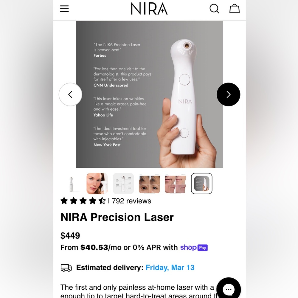 NIRA Precision Laser Skincare Device